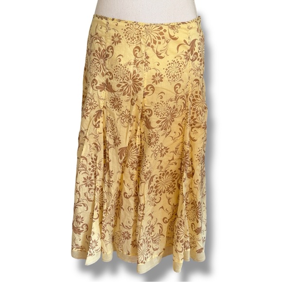 apt. 9 A - Lined Floral Midi Skirt - Picture 2 of 10